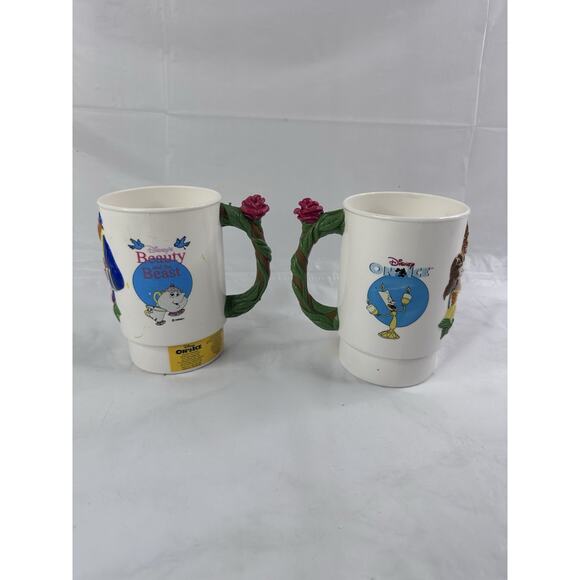 Walt Disney World On Ice Souvenir Beauty And The Beast 3D Mug Cup - Picture 2 of 4